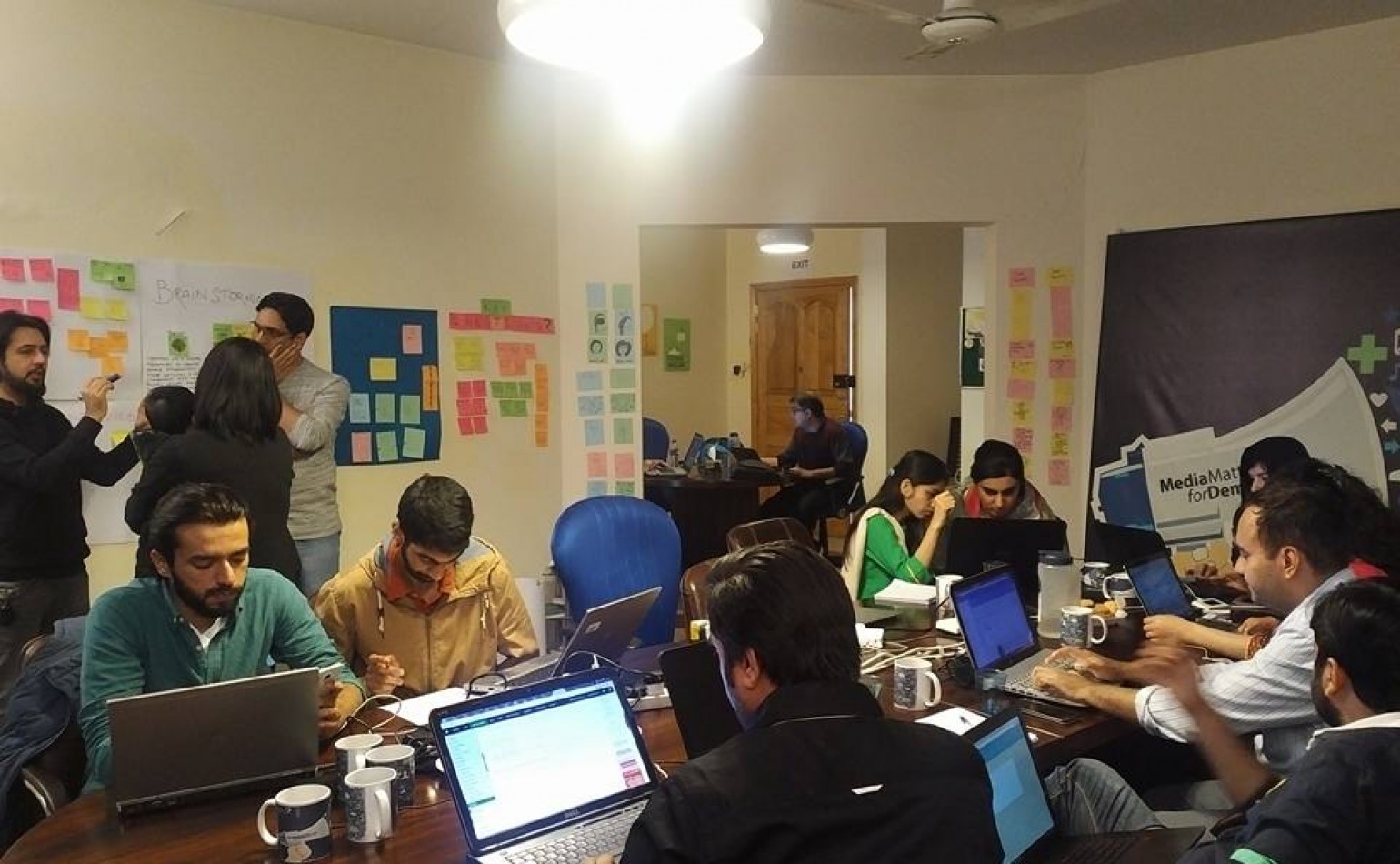 MMFD and CFP host a ‘Hack-Day’ to commemorate the international Open Data Day; work towards a mobile app to connect citizens with the policy makers