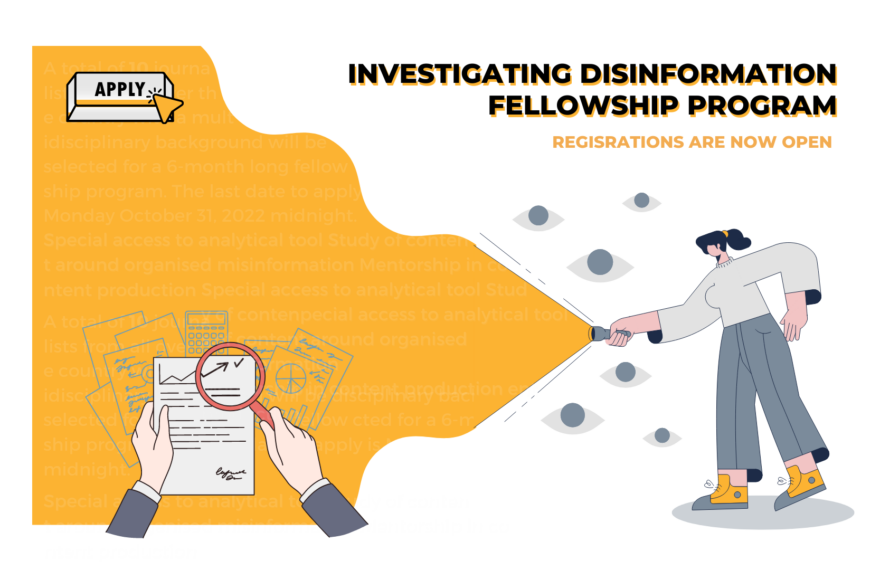 Media Matters for Democracy’s Investigating Disinformation Fellowship Program