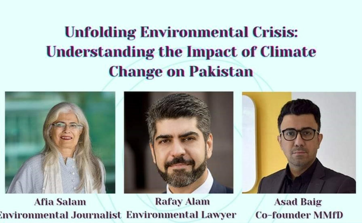 Pakistan’s Environment Crisis: Media has a Important Role to Play in Communicating Climate Change 