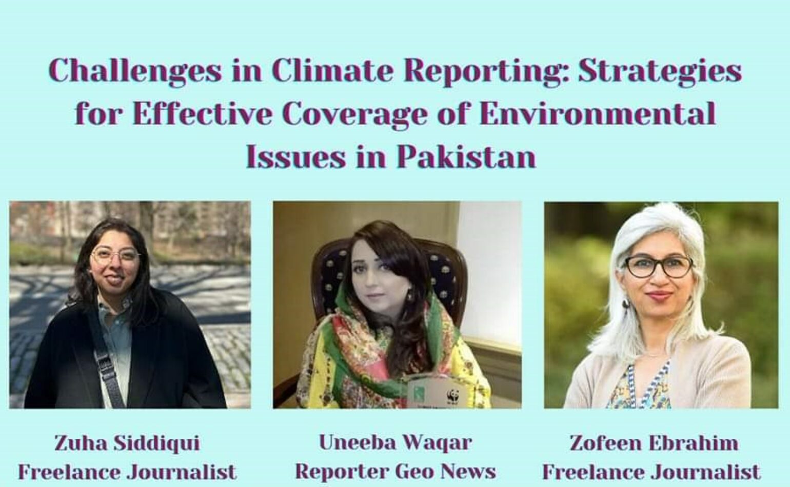 Pakistan’s Environment Crisis 2: Journalists Emphasize Consistent Coverage of Environmental Issues 