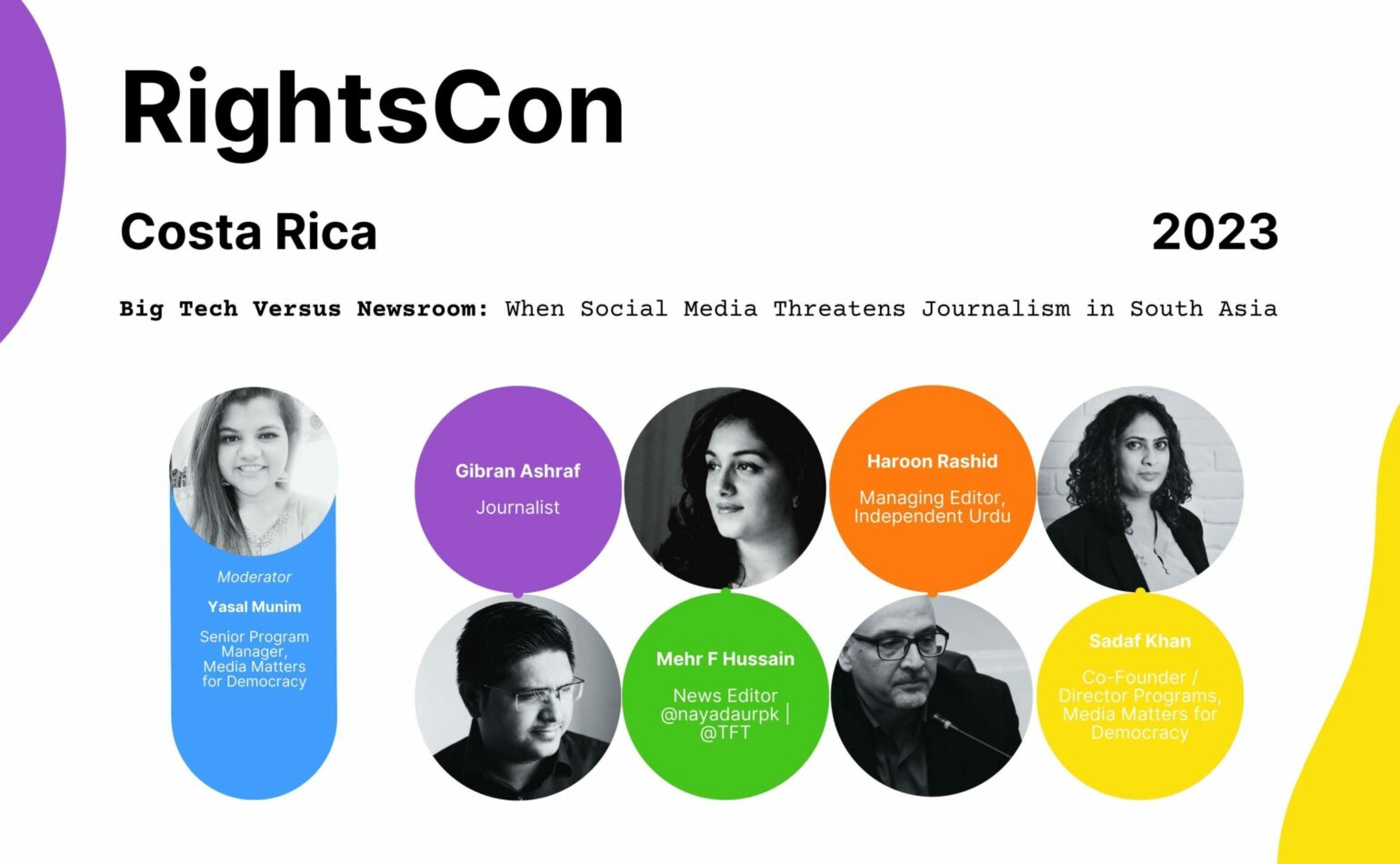 MMfD deconstructs Big Tech’s role in hindering progress of digital newsrooms at RightsCon 2023