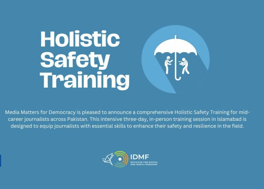 Applications Closed: Apply for MMfD’s Holistic Safety Training Session