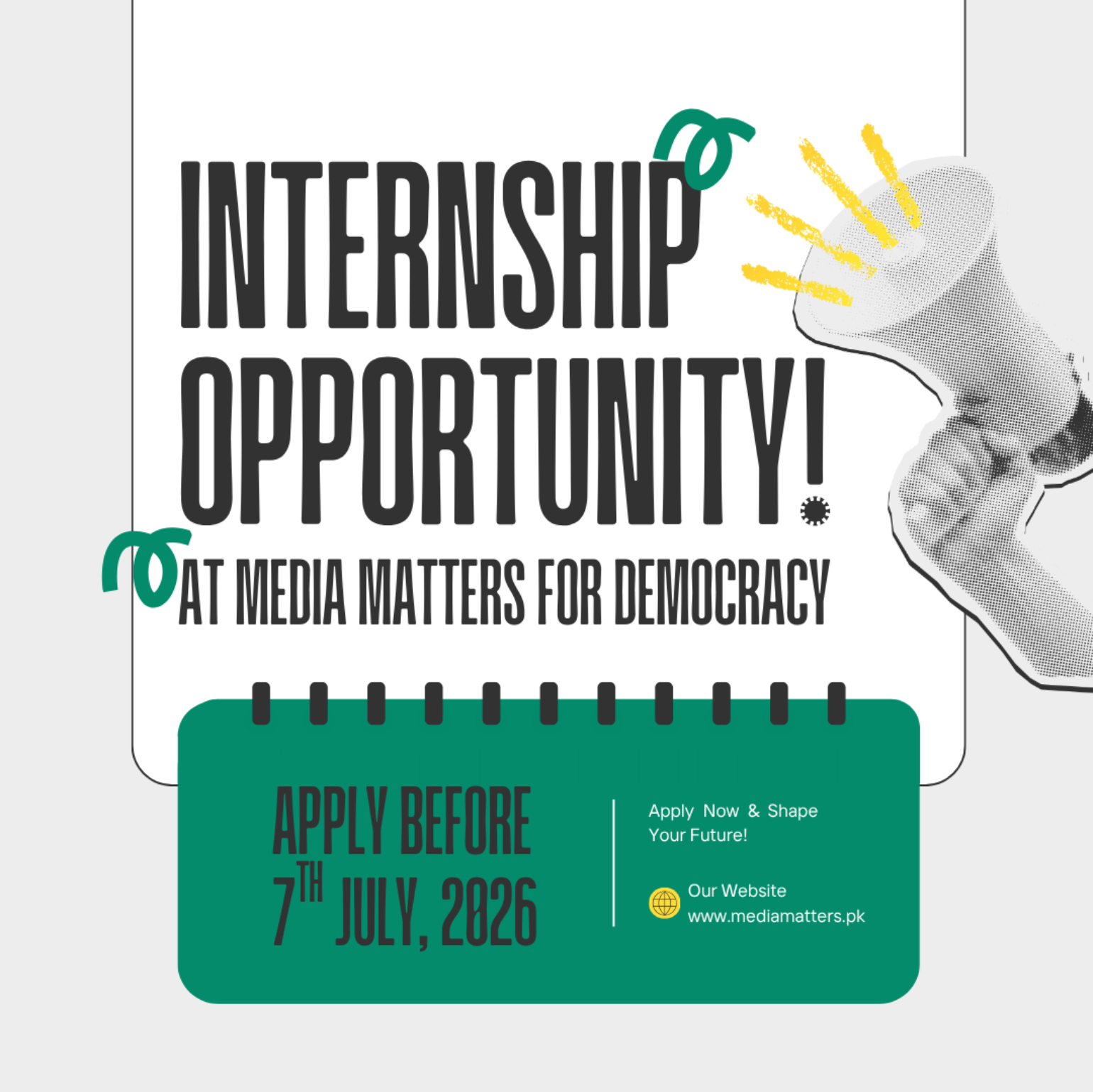 Paid Internship Opportunity at Media Matters for Democracy
